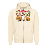 Sandshell christmas calories dont count Zipper Hoodie - CowhideDigitalArt