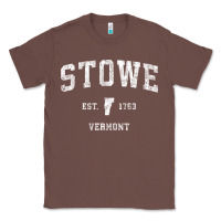 Chestnut Stowe Vermont Vt Vintage Athletic Sports Classic Tee - minhPixels