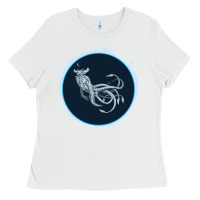 White Sea Emperor Transparent Graphic Ladies Tee - Bettercallsaul