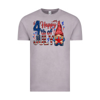 Vintage Zinc Happy 4th Of July with gnome Vintage Tee - HowdyJamesFarm