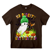 Chocolate Brown no diggity bount to bag it up Heavy Core Tee - LillyAllenDesigns