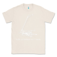Natural Life Is Better On A Boat Sailboat Sketch Cool Sailing Gifts Classic Tee - minhPixels