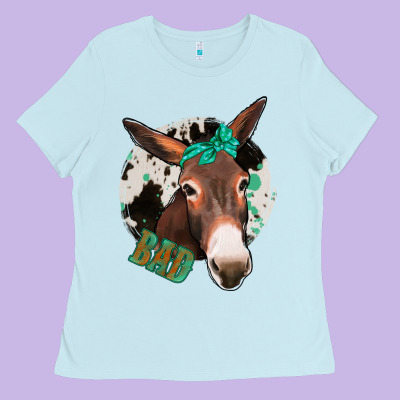 Donkey Bad Ladies Tee Designed By Bettercallsaul