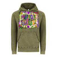 Vintage Olive mardi gras Vintage Hoodie - CowGirlArtShop