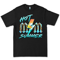 Black hot mom summer Premium Tee - BarkalooDesign