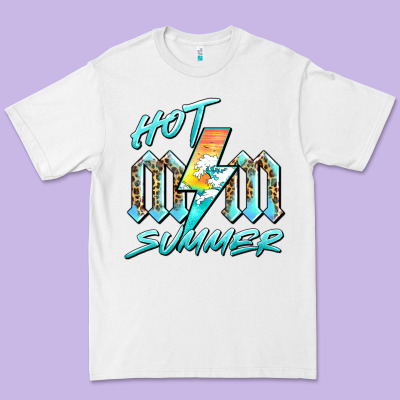 Hot Mom Summer Premium Tee Designed By Barkaloodesign