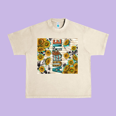 Auntie With Lightning Bolt Urban Heavy Tee Designed By Tumblerdesignbyshophia