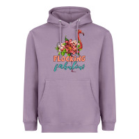 Lavender flamingo flocking fabulous Heavyweight Hoodie - Artiststas