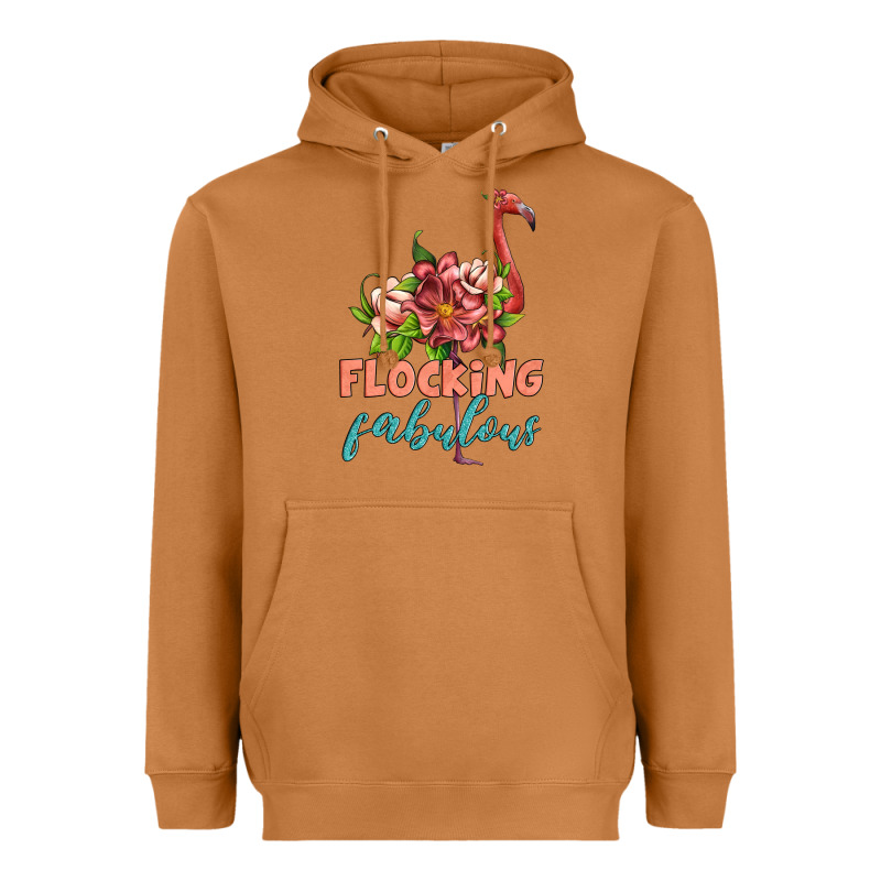 Flamingo Flocking Fabulous Heavyweight Hoodie by Artiststas | Teevron