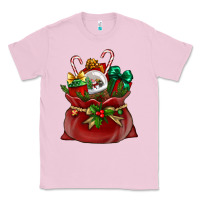 Bubblegum Pink Chrismas Santa claus bag Classic Tee - NancyCooperArtShop