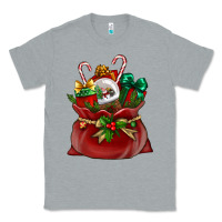 Heather Grey Chrismas Santa claus bag Classic Tee - NancyCooperArtShop