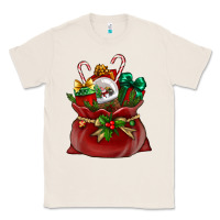 Natural Chrismas Santa claus bag Classic Tee - NancyCooperArtShop