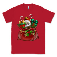 Red Chrismas Santa claus bag Classic Tee - NancyCooperArtShop