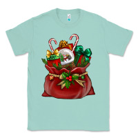 Seafoam Chrismas Santa claus bag Classic Tee - NancyCooperArtShop
