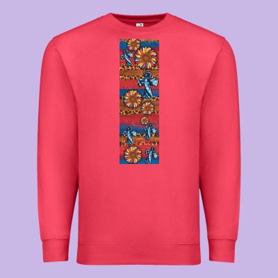 Usa Flag And Cross Penwraps Premium Sweatshirt Designed By Artiststas