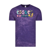 Cloud Purple Easter vibes Easter Day Vintage Tee - HowdyJamesFarm