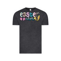 Vintage Black Easter vibes Easter Day Vintage Tee - HowdyJamesFarm