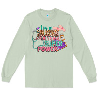 Matcha i'm a nurse what's your superpower Long Sleeve Tee - CowGirlArtShop