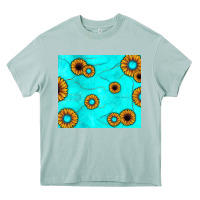 Arona turquoise gemstone sunflower Heavy Core Tee - JahusDesignShop