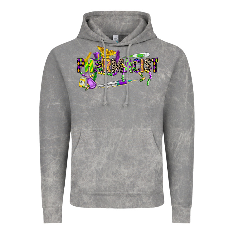 Mardi Gras Pharmacist Vintage Hoodie by CowGirlArtShop | Teevron