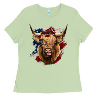 Matcha American Highland Cow Ladies Tee - Bettercallsaul