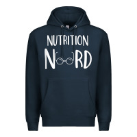 Navy Womens Nutritionist Gifts For Health Coach or Registered Dietitian Premium Hoodie - minhPixels