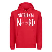 Red Womens Nutritionist Gifts For Health Coach or Registered Dietitian Premium Hoodie - minhPixels
