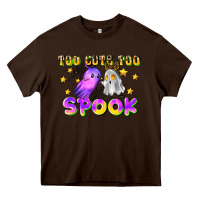 Chocolate Brown too cute too spook Heavy Core Tee - LillyAllenDesigns