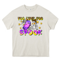 Cream too cute too spook Heavy Core Tee - LillyAllenDesigns