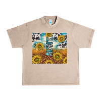 French Oak aunt sunflower leopard glitter Urban Heavy Tee - TumblerDesignByShophia
