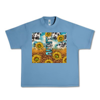 Pebble Blue aunt sunflower leopard glitter Urban Heavy Tee - TumblerDesignByShophia