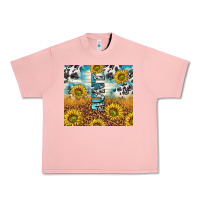 Salmon aunt sunflower leopard glitter Urban Heavy Tee - TumblerDesignByShophia