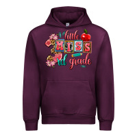 Mauve Wine little miss 3rd grade Urban Hoodie - AdoDesignShop