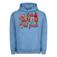 Pigment Pebble Blue little miss 3rd grade Urban Hoodie - AdoDesignShop