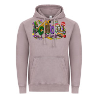 Vintage Zinc school bus driver mardi gras Vintage Hoodie - CowGirlArtShop