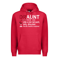 Cardinal Funny Drunk Aunt Definition DRAUNT Gift For Auntie Premium Hoodie - minhPixels