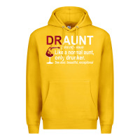 Lemon Funny Drunk Aunt Definition DRAUNT Gift For Auntie Premium Hoodie - minhPixels
