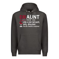 Smoke Funny Drunk Aunt Definition DRAUNT Gift For Auntie Premium Hoodie - minhPixels