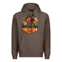 Coffee preview customize floral pumpkin Premium Hoodie - BundleAndBundleShop