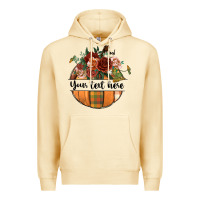 Pina Colada preview customize floral pumpkin Premium Hoodie - BundleAndBundleShop