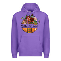 Purple preview customize floral pumpkin Premium Hoodie - BundleAndBundleShop