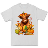 Dove Grey Fall Autumn heifer pumpkin Premium Tee - RanaPortraitStore