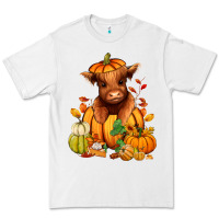 White Fall Autumn heifer pumpkin Premium Tee - RanaPortraitStore