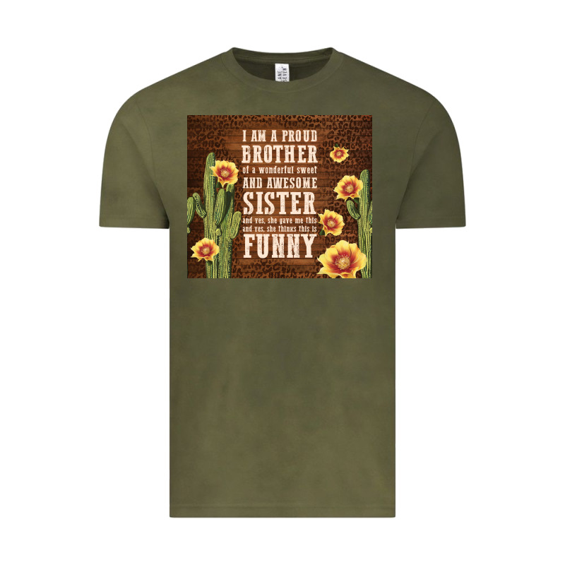 I Am A Proud Brother Vintage Tee by TumblerDesignByShophia | Teevron