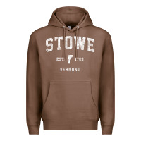 Chestnut Stowe Vermont Vt Vintage Athletic Sports Premium Hoodie - minhPixels