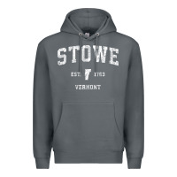 Rock Stowe Vermont Vt Vintage Athletic Sports Premium Hoodie - minhPixels