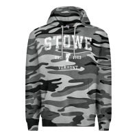 Slate Camo Stowe Vermont Vt Vintage Athletic Sports Premium Hoodie - minhPixels