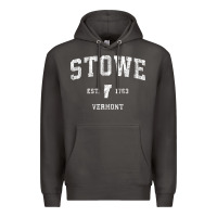 Smoke Stowe Vermont Vt Vintage Athletic Sports Premium Hoodie - minhPixels