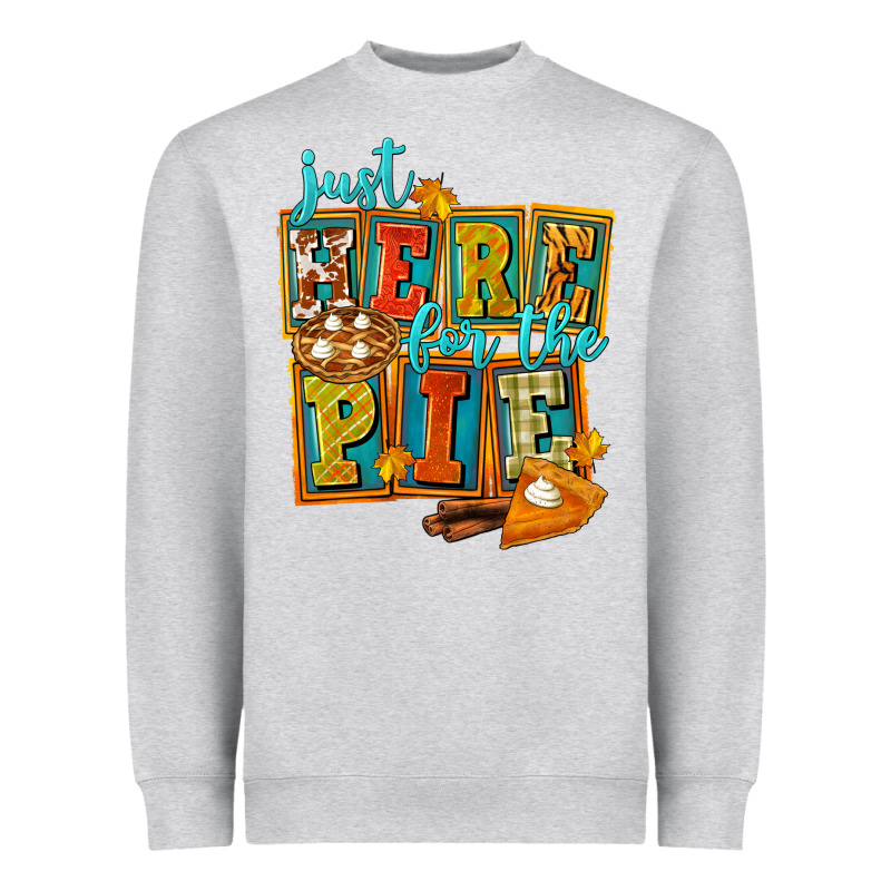 Just Here For The Pie Heavyweight Sweatshirt by FaDigitalArtStudio | Teevron
