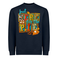Navy Just Here For The Pie Heavyweight Sweatshirt - FaDigitalArtStudio